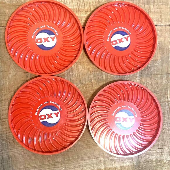 Occidental Petroleum Ritepoint USA Coaster Mid Century Technology Lot of 4 HTF - Picture 2 of 5